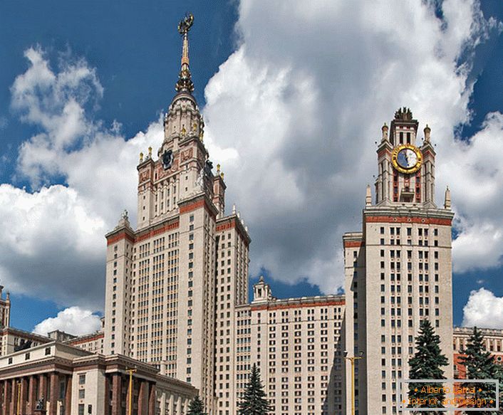 Сталінскі ампір стаў асобным архітэктурным напрамкам.