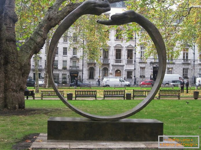 Скульптура ў лонданскім парку
