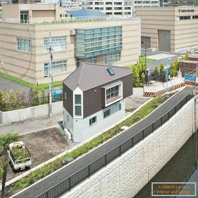 Дом дзіўнай формы ад Mizuishi Architects Atelier - фото 4