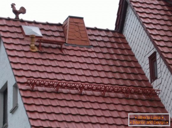 Прылада даху з металадахоўкі фота 2