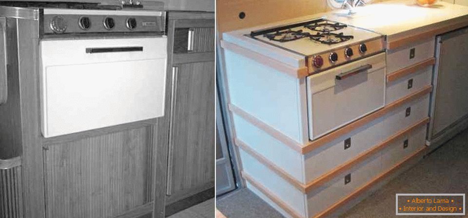 Кухонныя прычэпы «Эystrim Каравэла» до и после