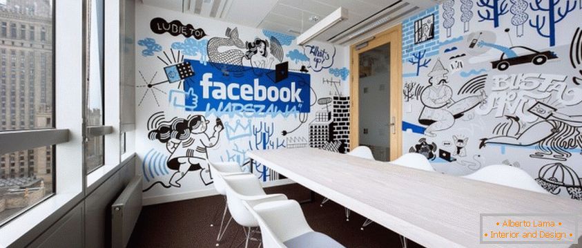 Офіс кампаніі Facebook у Польшчы ад кампаніі Madama