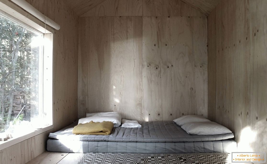 Спальня мини-дома Ermitage кабіны в Швеции