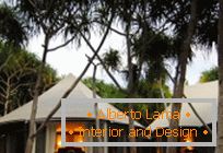 Проживание в палатках в отеле Banyan Tree Madivaru на Мальдывах