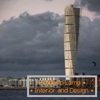Самый необычный небоскреб Еўропы: HSB Turning Torso