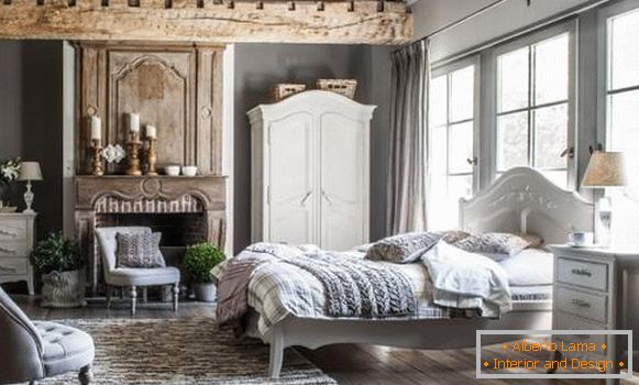Дызайн спальні ў стылі Праванс - фото с идеями декора