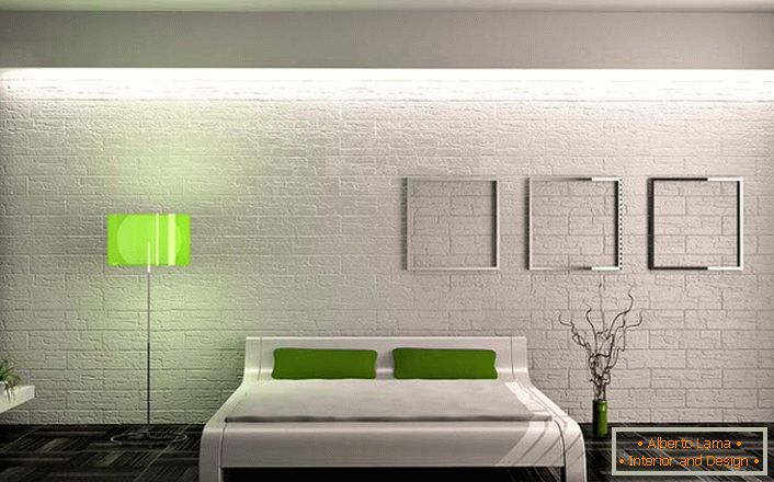 Спальня ў стылі мінімалізм - это минимум мебели и декоративных элементов. Не перегруженный интерьер оставляет спальню светлой и просторной.