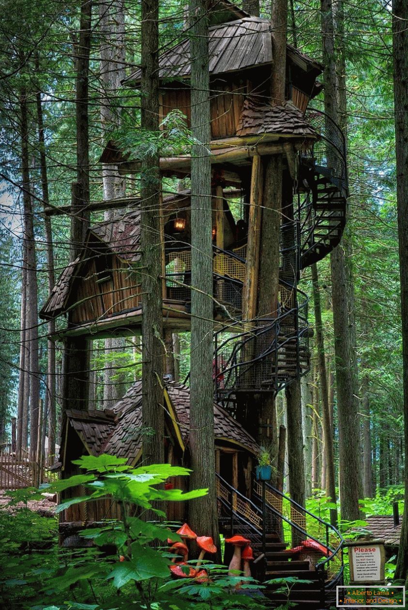 Three Story Treehouse (Брытанская Калумбія, Канада)