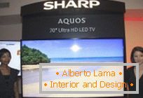 AQUOS Ultra HD LED - тэлевізар з ультравысокой дазволам ад кампаніі Sharp