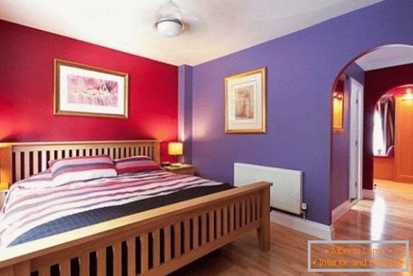 Раскошныя колеру для сцен спальні