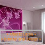 фоташпалеры с цветами в интерьере спальни