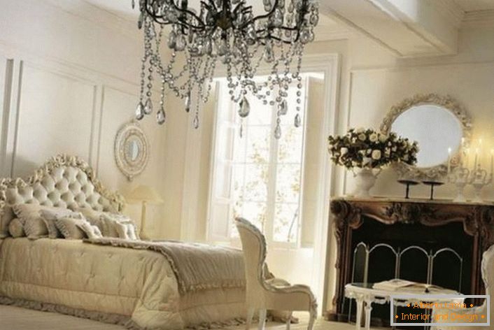 Палацавы барока ў вялікі сямейнай спальні.