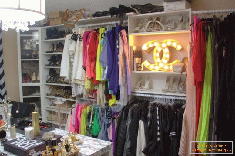 Гардэробная з каморкі - фота ідэі як ператварыць каморку ў