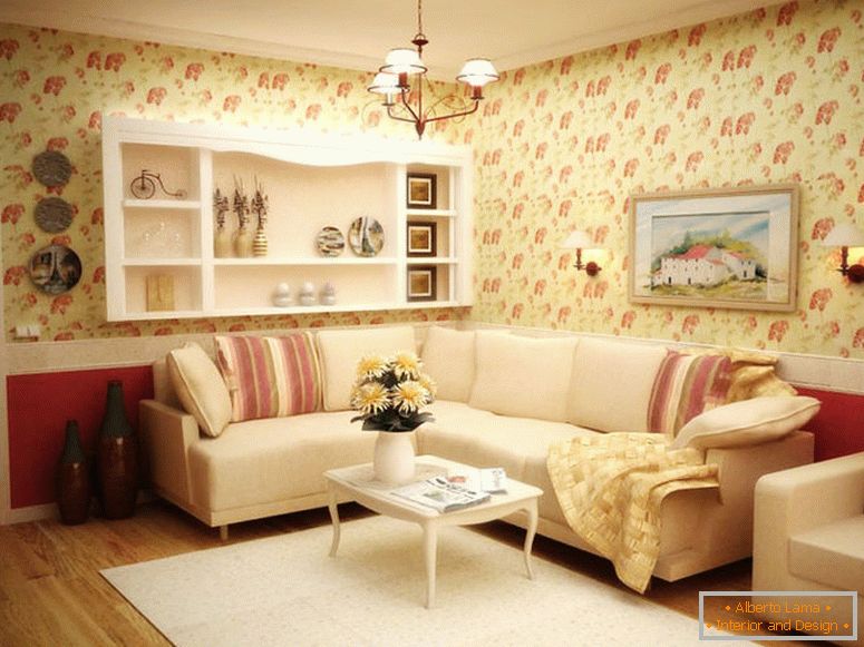 Гасцёўня ў стылі праванс - 80 фота ідэй незвычайнага