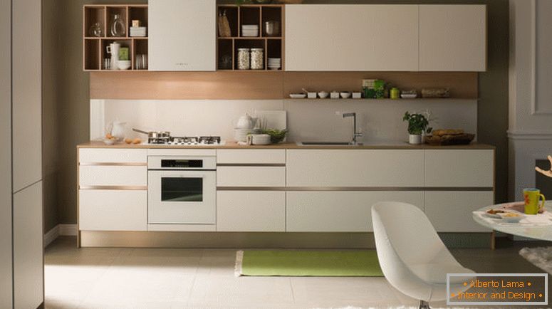 Кухня мадэрн - фота лепшых дызайнаў кухонных інтэр'ераў у