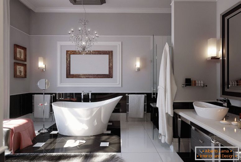 modern-glamorous-ванная-stainless-beautiful-chandelier