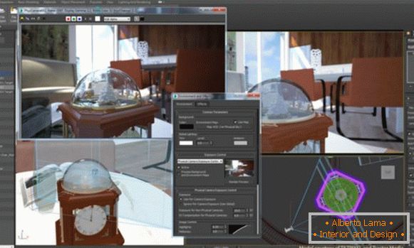 Распрацоўка інтэр'ера ў Autodesk 3D MAX