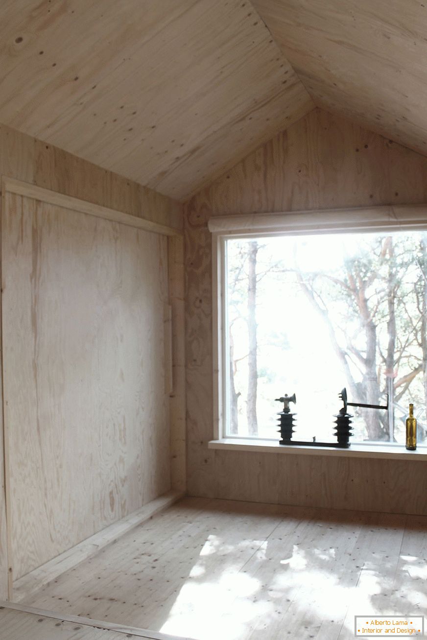 Интерьер мини-дома Ermitage кабіны в Швеции