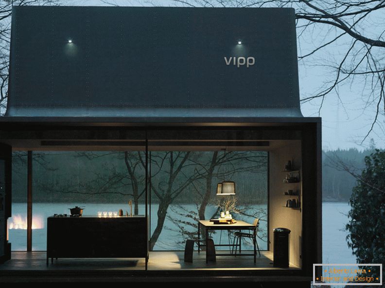 Маленький двухэтажный домик для отпуска VIPP Shelter