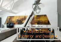Сучасная архітэктура: Двухпавярховы дом у Мадрыдзе ў стылі Sci-Fi