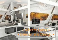 Сучасная архітэктура: Двухпавярховы дом у Мадрыдзе ў стылі Sci-Fi