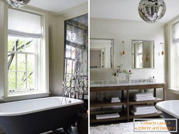 Дызайн інтэр'ера прыватнага дома - фото ванной